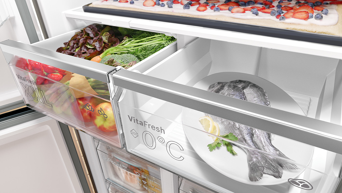 Inspiratiehuis koelkast vershoudlade Bosch