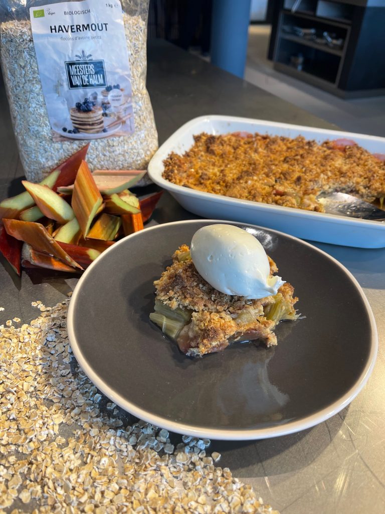 Inspiratiehuis - recept - Rabarber crumble